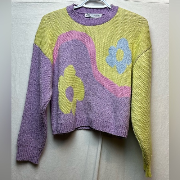 Zara Crewneck Croptop sz S - Picture 2 of 5